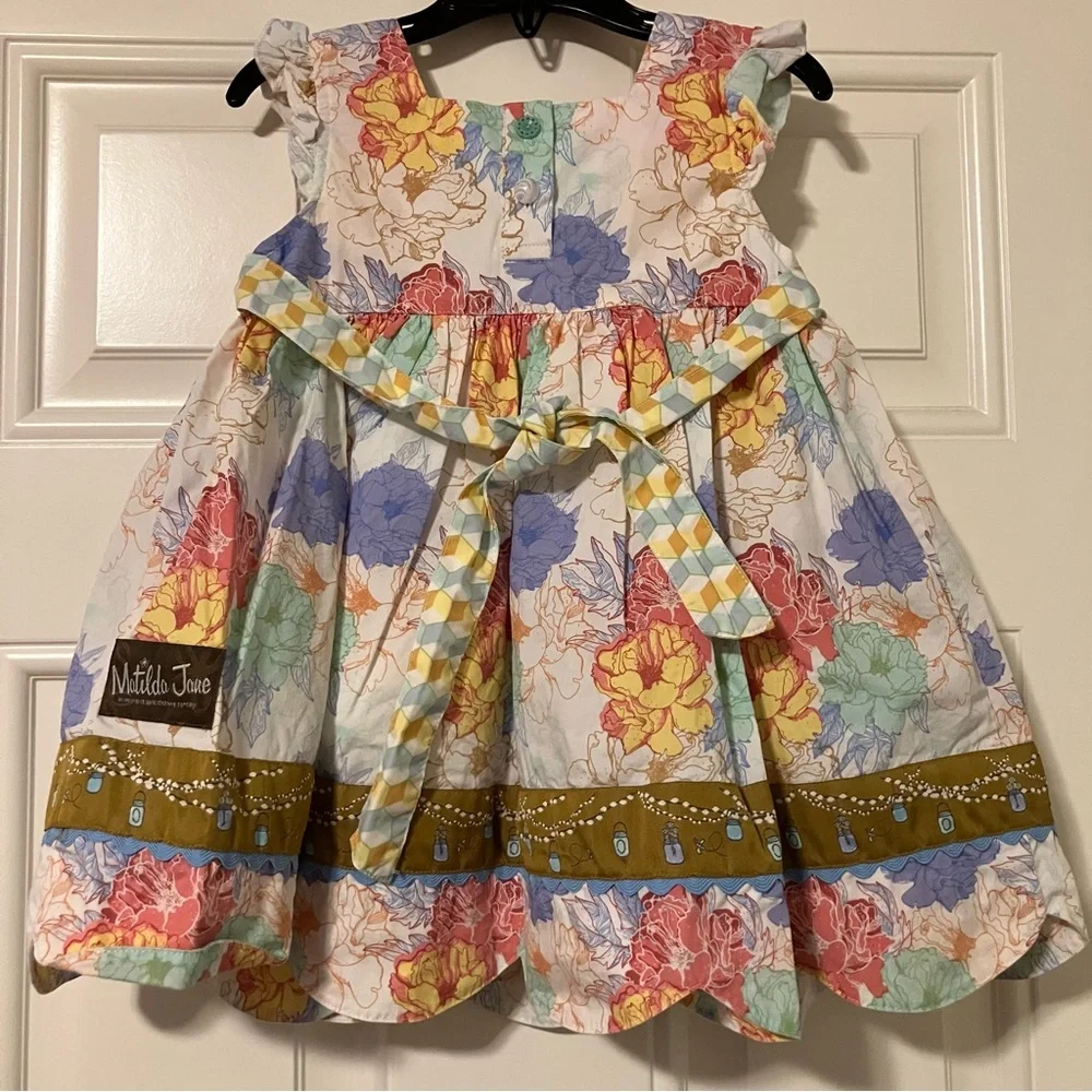 Matilda Jane Girls Field of Firefly’s Floral Spring / Summer Dress 2T - Picture 2 of 11